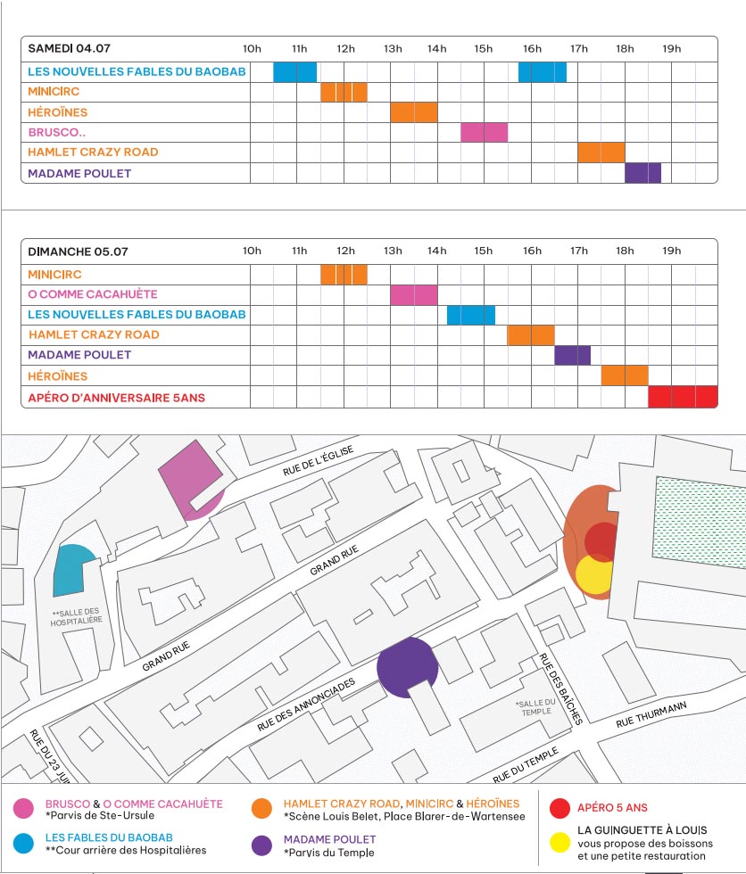 Plan du Festival